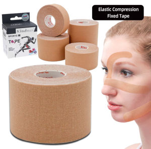 【In Stock+COD】1/2pc 5m*2.5/5cm คงที่เทปกายภาพเทปสำหรับกล้ามเนื้อลดอาการเจ็บเข่าLift Up เทปแปะเสริมความงามสำหรับใบหน้า5ซม.5M ริ้วรอยเครื่องมือ