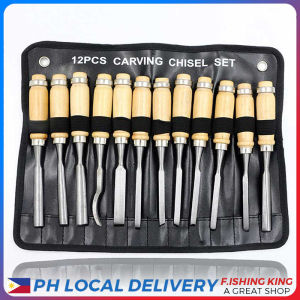 12pcs/set Professional Manual Wood Carving Chisel Wood Carving Hand Tool Set Woodworking DIY