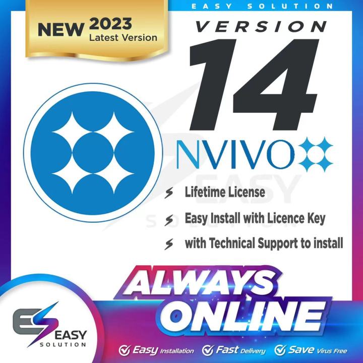 Nvivo 14 Lifetime License Key Windows Mac | Lazada