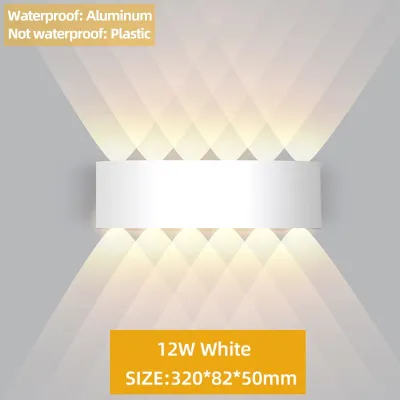 Outdoor Wall Light LED Wall Lamp Waterproof Aluminium Interior Wall Lights For Bedroom Living Room Corridor Indoor Outdoor Lighting