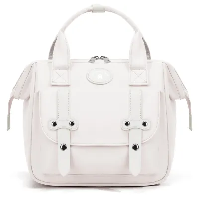 Large Capacity Waterproof Nappy Bag Multi-Pocket Oxford Tote with Wipes Pouch & Bottle Holders Durable Diaper Shoulder Bag for Travel