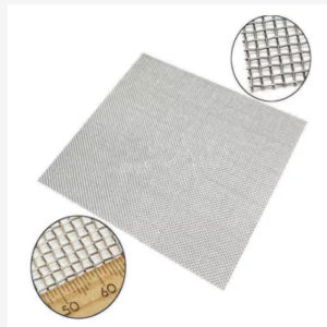 304 Stainless Steel Wire Mesh Screen30*30cm 1mm Hole 20 Mesh for DIY Projects