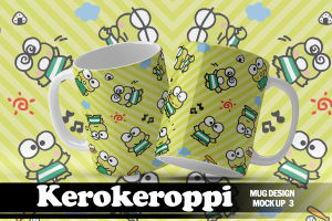 Sanrio Keroppi Ceramic Mug for Adults & Kids | Cute Kawaii Coffee 11 oz Mug