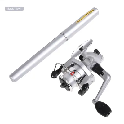 Mini Fishing Rod Set Spinning Reel Pocket Fishing Accessories Kit Fishing Pen Type Outdoor Gear Tackle