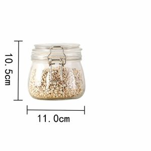 [HCM] Hũ Thủy Tinh Nắp Cài Kín Hơi Đựng Thực Phẩm Có Gioăng Cao Su450ml-3800ml -Joyee810