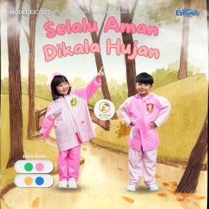 RMH Jas Hujan Setelan Anak Praktis Lucu Untuk 5-8 Tahun Elmondo Nouvo 302