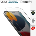 Miếng Dán Cường Lực Kèm Khung Dán UNIQ OPTIX VIVID CLEAR cho iPhone 16 / iPhone 16 Plus/ iPhone 16 Pro/ iPhone 16 ProMax. 
