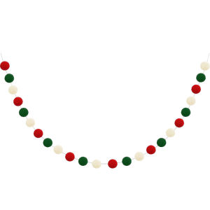 2 Meter String Pompom Warna Pom Pom Decorations Felt Ball String Ornament
