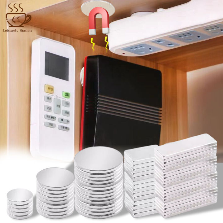 5 miếng dán nam châm tự dính kèm miếng dán tường dính miếng ghép nam châm lưu trữ tiết kiệm không gian miếng dán đa năng