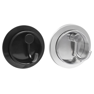 Pack Of 2 Metal Turning Space Saving Over Door Wall Mount Invisible Turning Weight Holders Upgrades for Bags Jackets