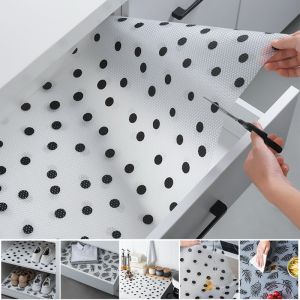 45X122 Cm Drawer Mat Oil-proof Moisture Kitchen Table Shelf Liner Mats Cupboards Pad Paper Non Slip Waterproof Closet Placemat
