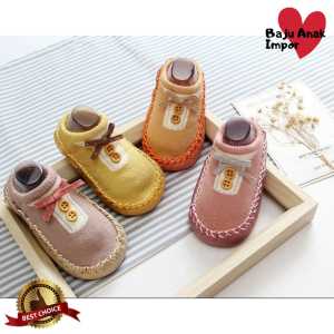 Kaos Kaki Anak Impor & Motif Pita Kancing Lucu