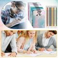 Frienda 50 Sets Pi Day Pencil Gifts Bulk 50Notepad and 50 Pencils International Math Day Party Favors Supplies for Math Lovers Students Teachers Classroom Awards (Bright Colors). 