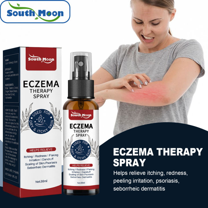 South Moon Eczema Therapy Spray Helps Relieve Itching Redness Peeling