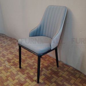 Furnimall Anti-Scratch Leather Dining Chair Kerusi Makan Designer Chair Cafe Restaurant Chair餐椅