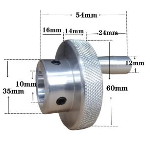 Hanson8 CNC Knurling Sliding Table Screw Rod Knob Crank 5/6/7/8/10/12mm Rotating Handle Embossed Stepper Motor Positioning Hand Wheel T6H1N