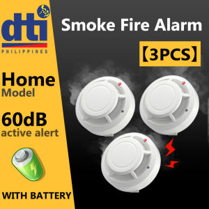 Smoke Alarm Detector Fast Smoke Detection Loud Warning Alarm Long Battery Life Fire Safety Sensor Home Office Factory Indoor Fire Protection Early Fire Alert for Living Room Bedroom Kitchen Hallway