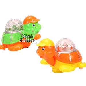 Kura Kura Lampu Disco Warna Warni Yang Keren Dan Lucu KGP 33 | Mainan Full Music Lampu Kedap Kedip | Mainan Kura Kura Bisa Jalan Musik Dan Lampu Kemasan Kantong | Mainan Edukasi Kura Kura Berjalan Bump Ang Go | Turtle BO Lucu