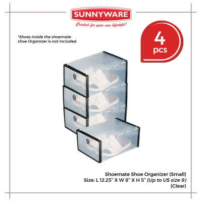 4pcs set Shoemate S Small ShoeMate Shoebox Size 9 [ Sunnyware 9659-S ]