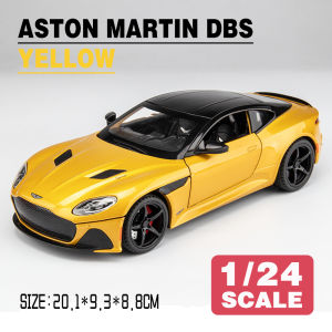 LEO 1:24 Aston Martin DBS Diecast โมเดล รถอัลลอยด์รถยนต์ของเล่นคอลเลกชันของขวัญสําหรับเด็กชายสาว ของเล่นเด็ก