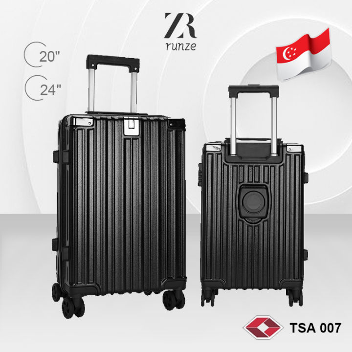 SG Stock Luggage 20 Inch Cabin Luggage With Cup Holder Suitcase Luggage