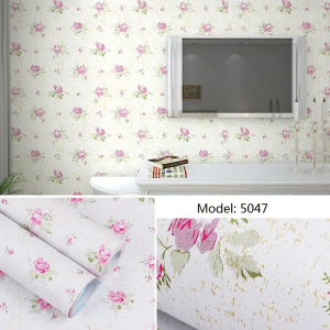 Wallpaper Kamar Tidur Wallpaper Bunga Stiker Dinding Sakura Wallpaper Motif Bunga 10 Meter