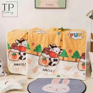 Chăn Cho Bé Cao Cấp Chăn Đũi Muji cho bé đi học mền em bé học mẫu giáo đũi poly