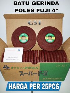 HARGA PER DUS ISI 25 PCS BATU GERINDA POLES FUJI 4INCH FUJI OSAKA JAPAN GRINDING WHEEL FUJI UKURAN 100x6x16