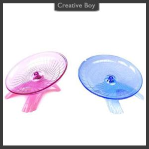 [Creative] Running Disc Flying Saucer Exercise Wheel Toy for Mice Dwarf Hamsters Pet 18cm