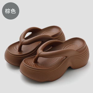 [Free Shipping] Trendy Platform Sandals For Women 8Cm Heel Perfect For Summer Beach And Seaside Wear With A Non-Slip Design