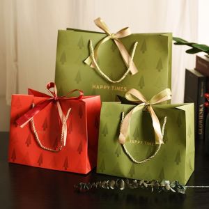 Christmas bags gift bag paper bag New Year Gift Bag Sako Bag Merry Xmas
