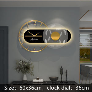 Jam Dinding Simple and Fashion Mute Minimalist Digital Clock Vintage Creative Wall Clock Modern Home Living room Decorations 挂钟 壁钟