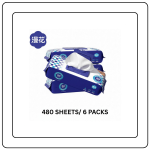 【JJ HOME】【3Packs/Box】Manhua Kitchen Wet Wipes 80 Sheets | Quick Oil Removal | GreaseRemoval
