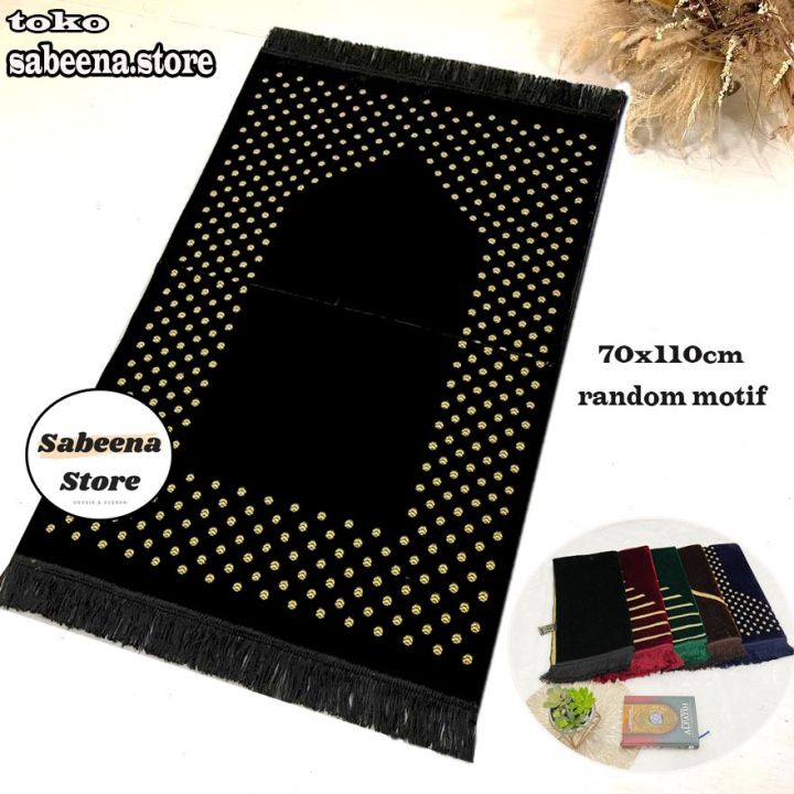 SAJADAH POLOS SAJADAH DEWASA SAJADAH BESAR 70 X 110 CM SAJADAH TURKI BAHAN BULU