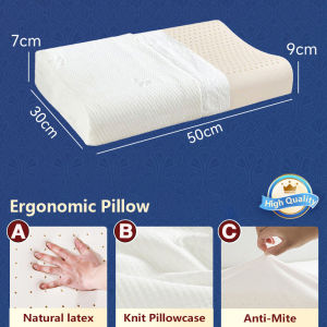 Latex Pillow Memory Foam Pillow Hilton Pillow Protective Neck Pillow Natural Lat High Quality Latex Particle 乳胶枕头