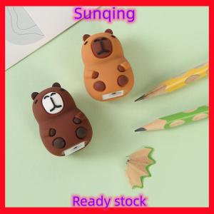 SQ Stationery [Flash Sale] Sáng Tạo capybara bút chì sharpene Bút Chì Công cụ cắt trường cung cấp học sinh văn phòng phẩm lớp học giáo viên phần thưởng Quà Tặng