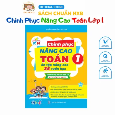 Sách - Chinh Phục Nâng Cao Toán Lớp 1 - Kết Nối Tri Thức Với Cuộc Sống - Cả năm ( 1 Cuốn )