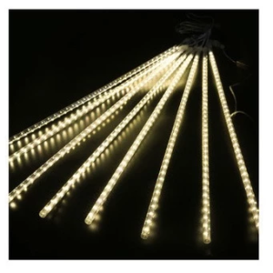 Insanny SolarPower/Solar/Plug in Meteor Shower Rain Lights LED Outdoor Waterproof Icicle Fairy String Lights