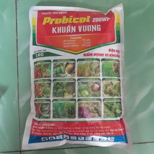 Probicol 200WP- Khuẩn Vương thành phần Bismerthiazol 190g/kg + Kasagamycin 10g/kg trừ bệnh cây trồng thán thư héo rủ đốm lá phấn trắng đốm đen héo xanh loét do v.i kh.uẩn