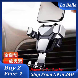 Auto Lock Car Phone Holder 汽车手机支架  Handphone Stand Mobile Adjustable Phone Stand Tempat Letak Fon Kereta Air Vent Clip