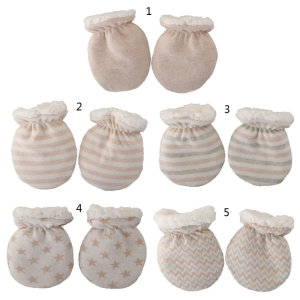 ถุงมือป้องกันรอยขีดข่วนสำหรับทารกแรกเกิดถุงมือสำหรับป้องกันหน้าเด็กทารกถุงมือนวมอุปกรณ์เสริมมือที่เป็นมิตรกับผิว