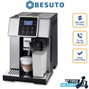 Máy Pha Cà Phê DeLonghi ESAM 428.80.SB PERFECTA EVO Máy Pha Cafe Tự Động Espresso Cappuccino 6 Nút Lựa Chọn Trực Tiếp Cá Nhân Hóa Tối Đa Hệ Thống Điều Khiển Tiện Lợi Nhập Khẩu Đức Bảo Hành 12 Tháng