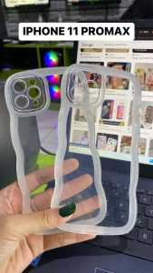 Softcase Gelombang Bening ( IPHONE 11 PRO MAX ) Clear Case Casing Handphone - PGC SHOP
