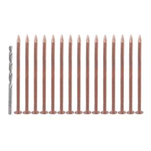 15Pcs Copper Nails Tree Stump Killers Bulk Stump Removal Spikes Hardware Nails for Killing Trees Removing Stumps