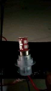 LAMPU REM BELAKANG 13 LED KEDIP STROBO BAYONET KAKI 2 12 VOLT