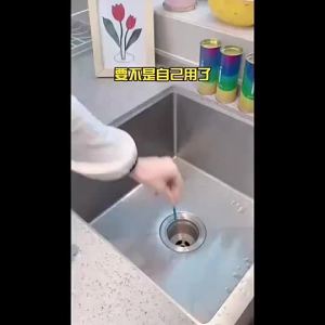 下水道疏通神器 疏通器 排水管去污棒 管道溶解 廁所馬桶去油污 防堵塞 Sewer Unclogging Magic Tool Drain Cleaning Stick Dissolution Toilet Bowl Kitchen Degreasing Insect Prevention Clogging Drain Unclog Tool Drain Decontam