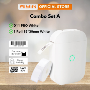 AIYIN D11 PRO Portable Label Printer Maker For Supermarket Home Office School Label Maker