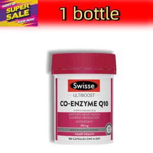 【Buy 3 Get 1 Free】Swisse Ultiboost COQ10 150mg (180 Capsules) Protect Heart & Blood Vessels Stabilize Blood Pressure