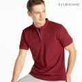 ELLE HOMME | เสื้อโปโลคอจีน แขนสั้น สกรีนโลโก้ ELLE HOMME สวมใส่สบายได้รูปทรงสวย | W8K904. 
