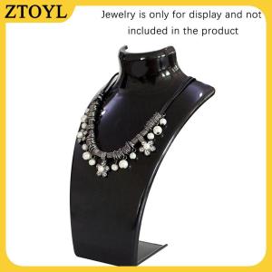 ZTOYL Mannequin Bust Trang Sức Hiển Thị Giá Vòng Cổ Hiển Thị Chủ Trang Sức Tổ Chức Cho Tai Stud Bông Tai Đứng Chuỗi Vòng Cổ